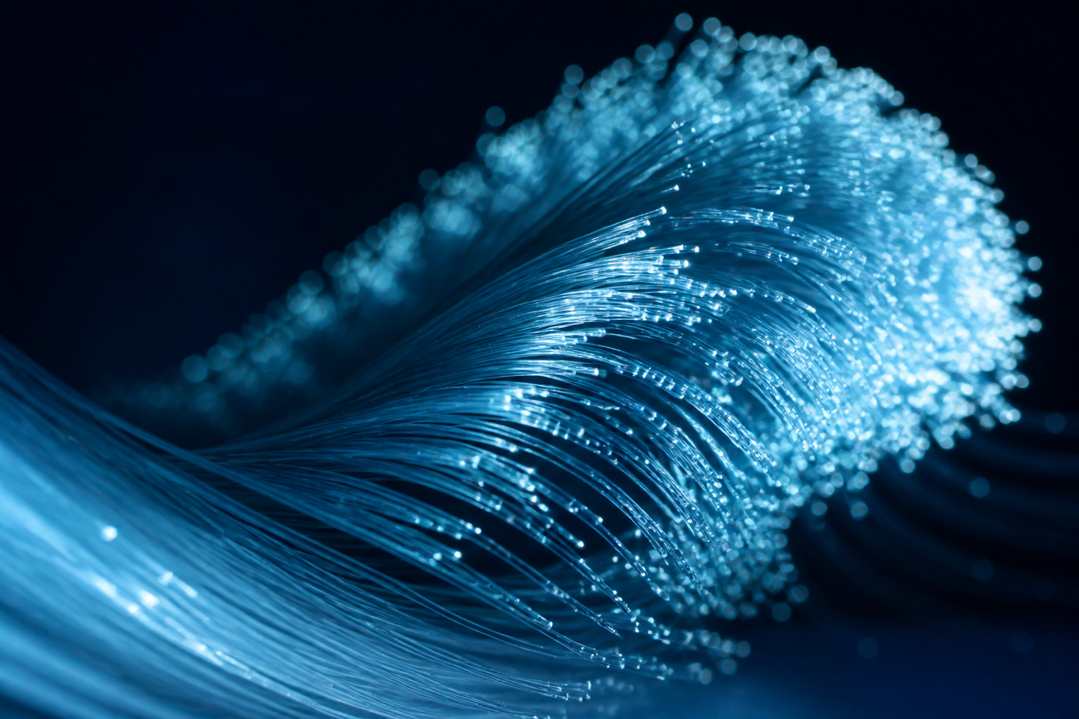 Illuminated optical fiber details